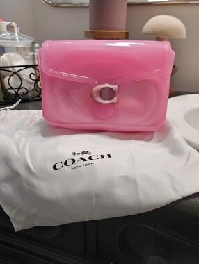 Coach Pink Jelly Mini Crossbody